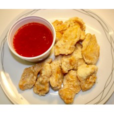 Sliced Crispy Chicken with Sweet Chilli Sauce